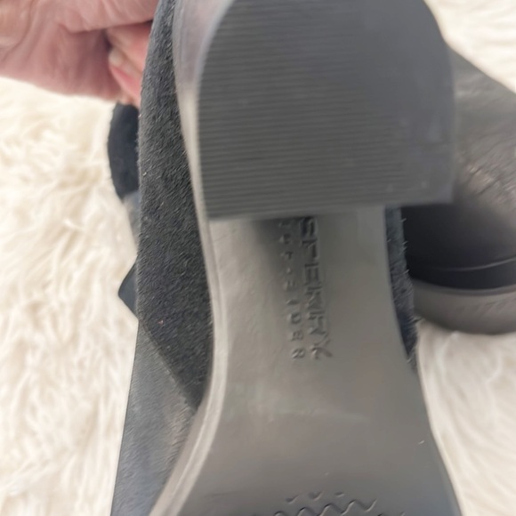 NEW $140 Sperry Dasher Lille Black leather ankle bootie women size 8.5 - Picture 9 of 9